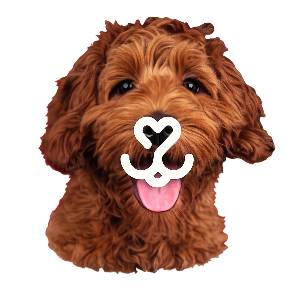 Happy goldendoodle